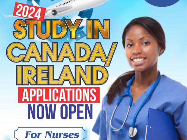 Study in Canada/Ireland — Application Now Open for Nurses!